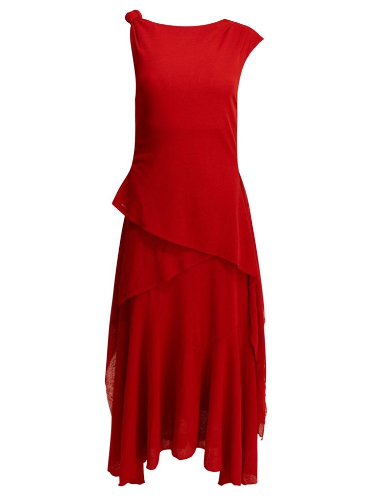 Ganni Draped Long Dress Tag Size 34 Women